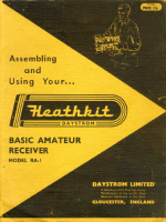 Heathkit RA-1-Basic-receiver - Manual - Schematics 